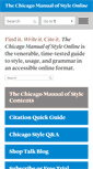 Mobile Screenshot of manualofstyle.org